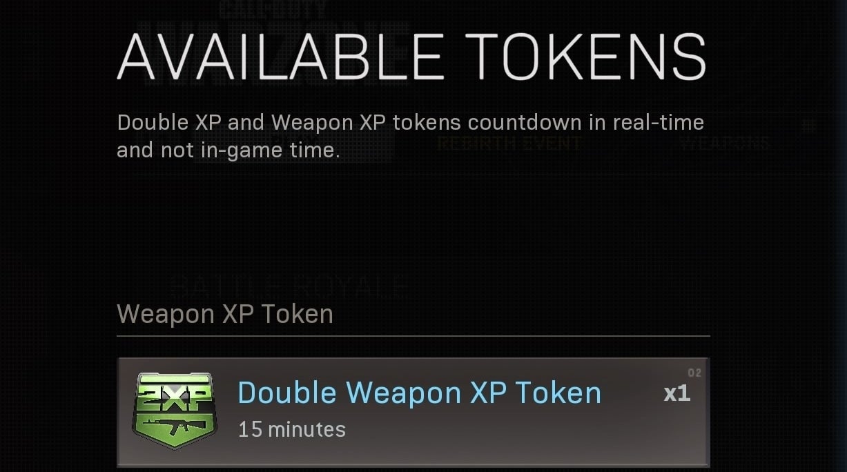 Surprise! Your Call of Duty Modern Warfare XP tokens no longer work in